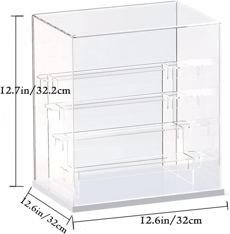 Nynelly 5 Ebenen Vitrine aus transparentem Acryl, Funko Pop Präsentationsbox, Vitrine Staubschutz fü