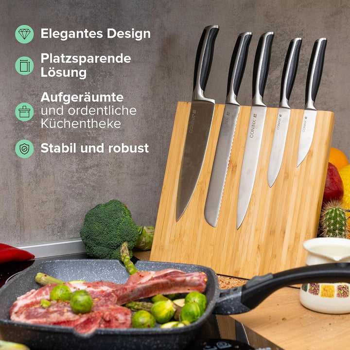Coninx XL Magnetischer Messerblock unbestückt 27.5x27.5CM | Messerhalter magnetisch zur sicheren, sa