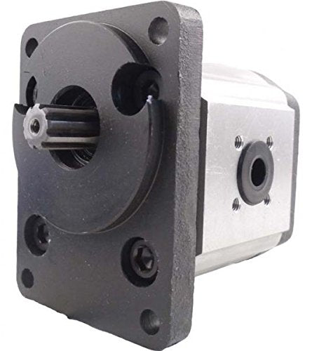 Hydraulikpumpe, Zahnradpumpe, Baugruppe 2 BG2, DIN-Flansch Ø 80mm, verzahnte Welle DIN5482, Schluckv