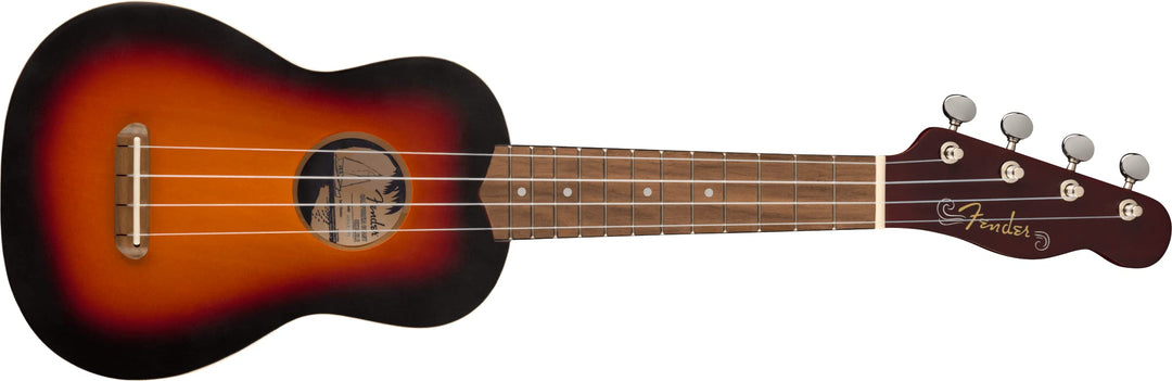 Fender Venice Soprano Ukulele, Walnut Fingerboard - 2 Color Sunburst 2-farbiger Sunburst Venice Sopr