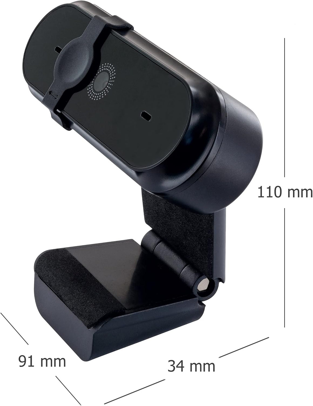SCHWAIGER WCM10 Webcam Videokamera Videochat 1280x720P HD mit Mikrofon Objektivabdeckung Plug&Play S