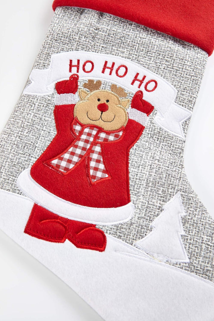 Heitmann Deco Nikolausstiefel-Set 41 cm | Weihnachtsstrumpf zum Befüllen | Nikolaussocke 3er Set mit