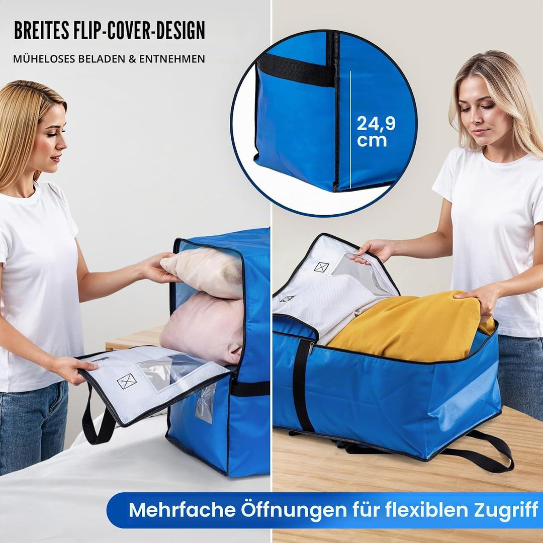 TAILI Vertikale Umzugstaschen, starke Griffe und Reissverschlüsse, Umzugsutensilien, Kleideraufbewah