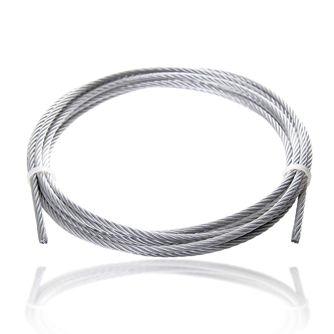 Drahtseile24 Drahtseil, Stahlseil, Stahldrahtseil – Meterware | verzinkt | 7x7, 6x19, 7x19, 6x37 | Ø