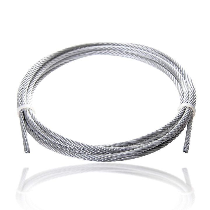 Drahtseile24 Drahtseil, Stahlseil, Stahldrahtseil – Meterware | verzinkt | 7x7, 6x19, 7x19, 6x37 | Ø