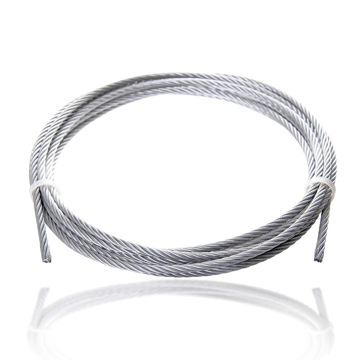 Drahtseile24 Drahtseil, Stahlseil, Stahldrahtseil – Meterware | verzinkt | 7x7, 6x19, 7x19, 6x37 | Ø