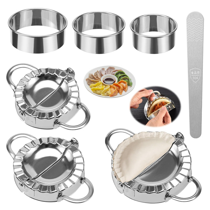 7 pieces ravioli shaper,dumpling maker,ravioli ausstecher,teigtaschenformer