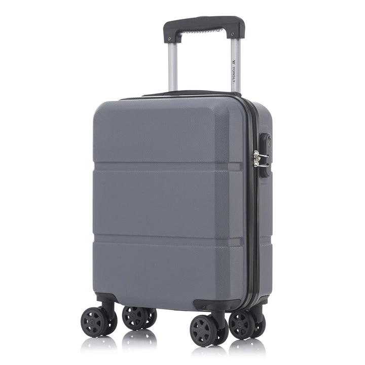 yonsly Trolley Reisekoffer Suitcase, Rollkoffer Handgepäck mit 4 Rollen 360°, Hartschalenreisekoffer