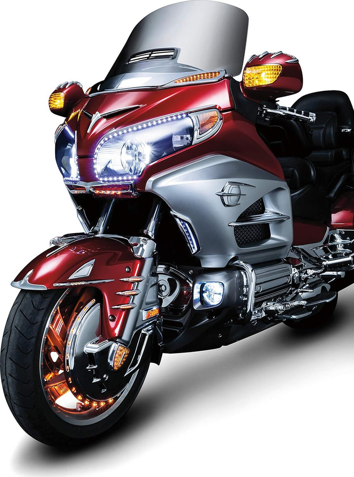 Kuryakyn 7333 Motorrad Accent Zubehör: Front Fender Deco Adler Ornament Chrom