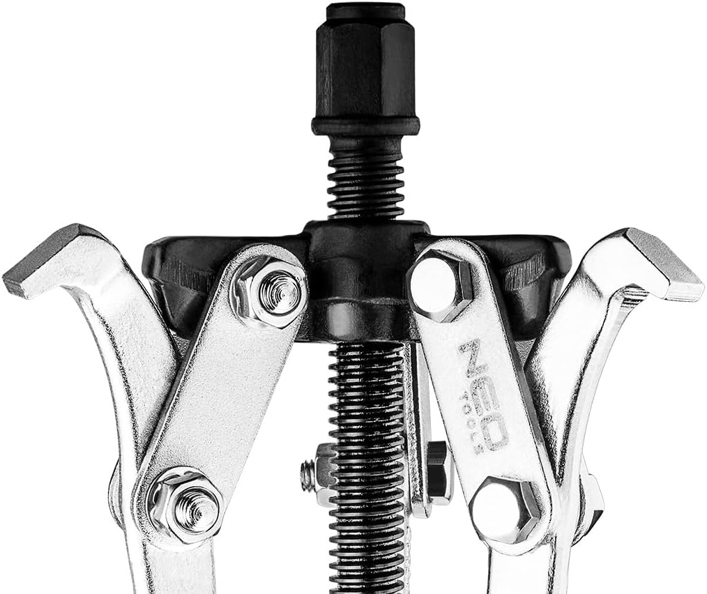 NEO TOOLS 3-Arm Dreiarmiger Abzieher 6" 150 mm Lagerabzieher CrV-Stahl Profi | die Arme beiderseitig