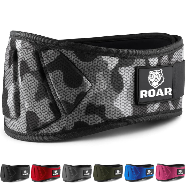 Roar® Gewichthebergürtel Herren und Damen, Lifting Belt for Gym, Powerlifting Gürtel Gewichtheben, W