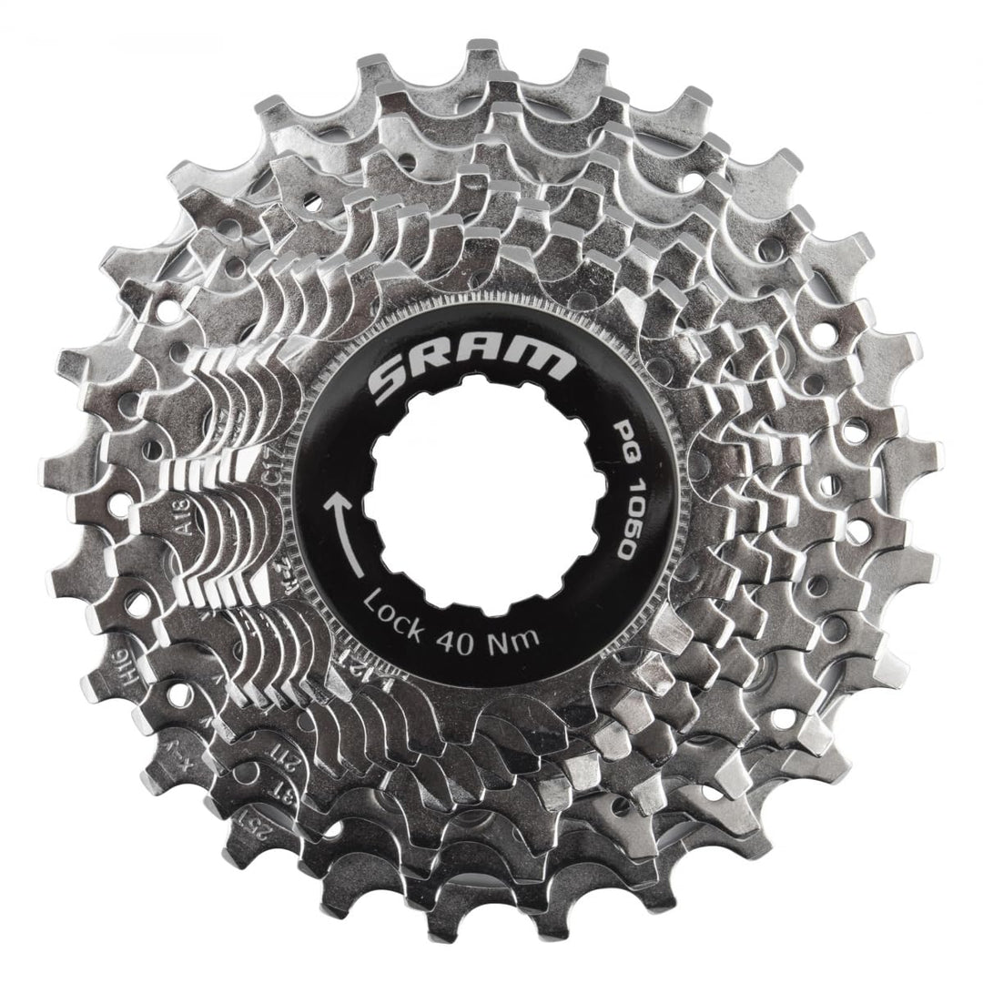 Sram PG-1050 // 10-Fach Kassette (12-25 Zähne) silber, silber
