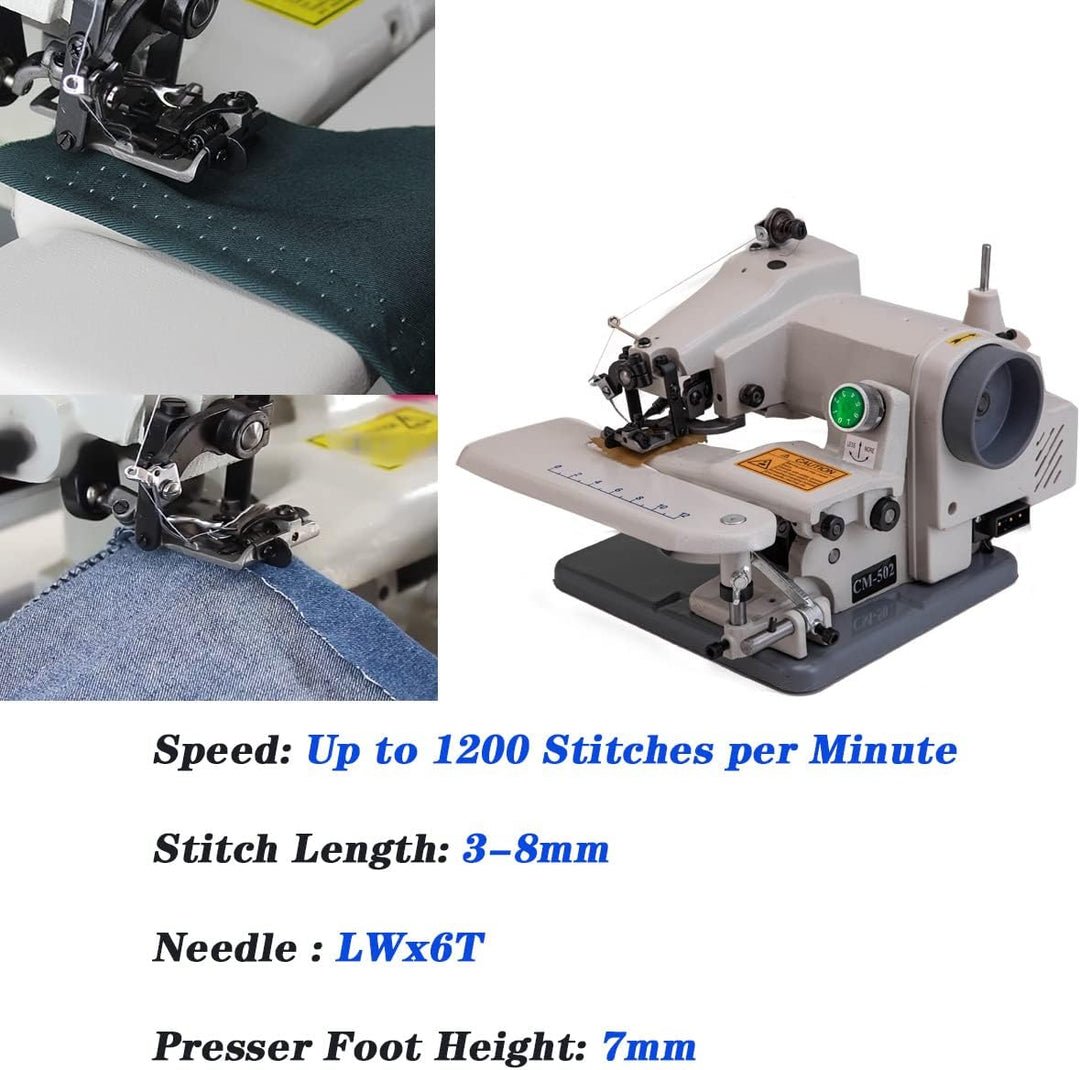 ECUTEE Tragbare Blindstichmaschine Tischmodell Blindstich Schneider Nähmaschine, Desktop Sewing Mach