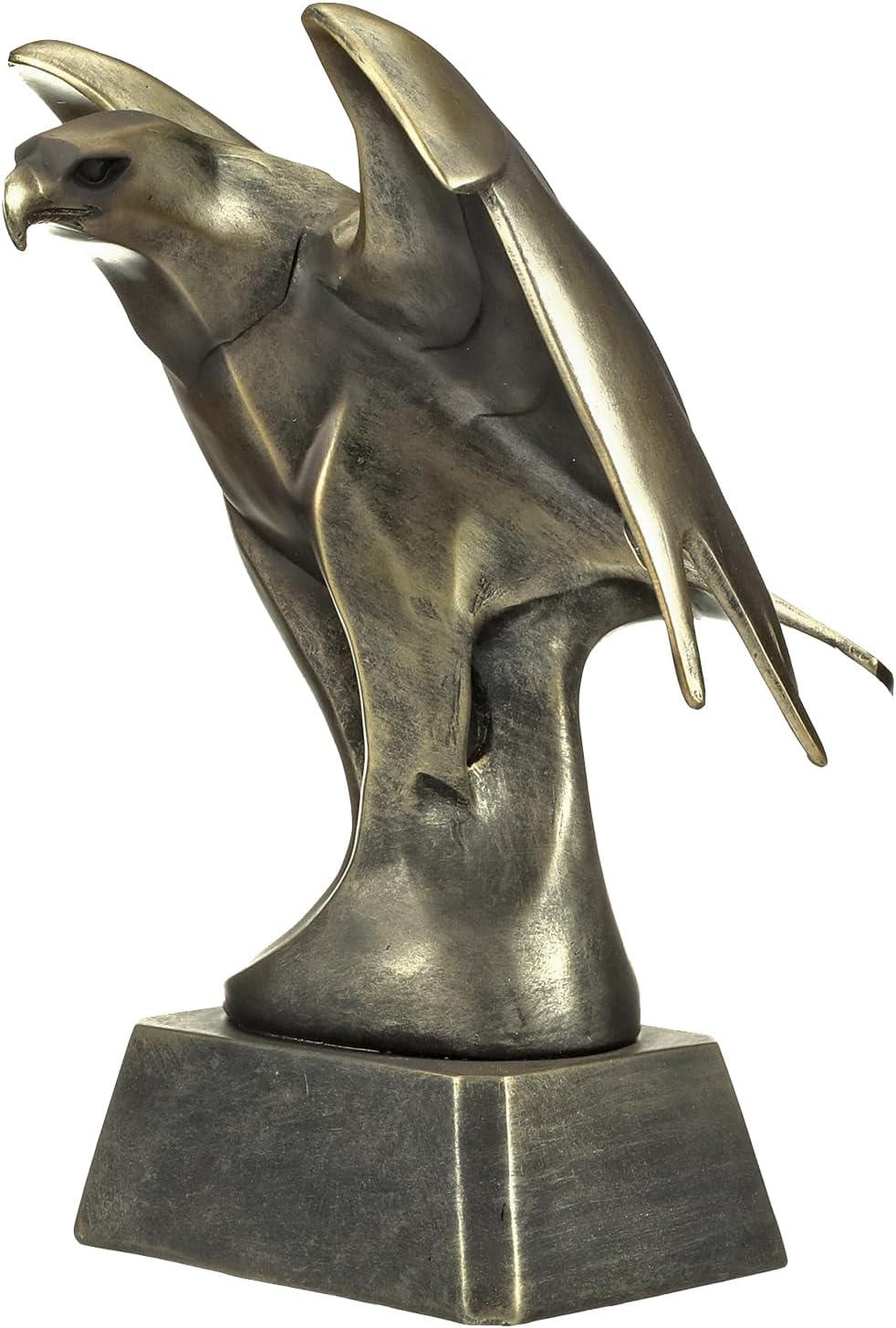 Design Toscano Schmiedende Kraft, Art Deco Adlerstatue, 28 x 33 x 35,5 cm Schmiedefestigkeit, Schmie