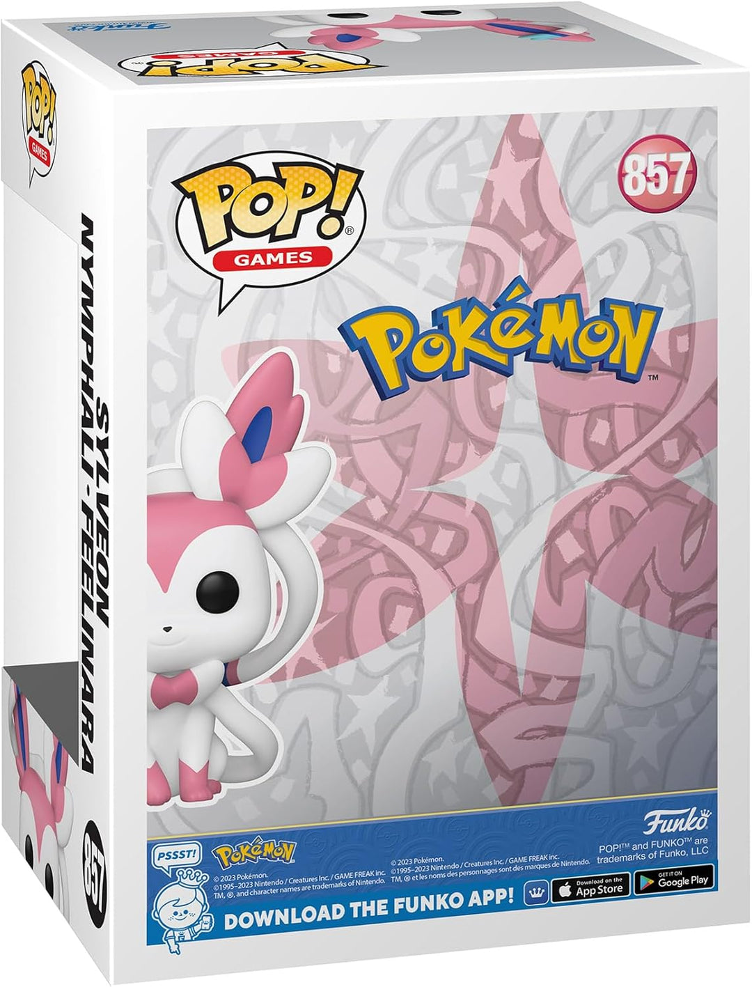 Funko POP! Games: Pokemon - Sylveon - Sammelfigur aus Vinyl zum Ausstellen - Geschenkidee - Offiziel