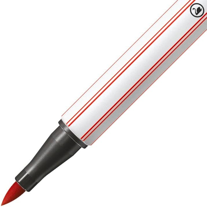 Premium-Filzstift mit Pinselspitze für variable Strichstärken - STABILO Pen 68 brush - 25er Metallet