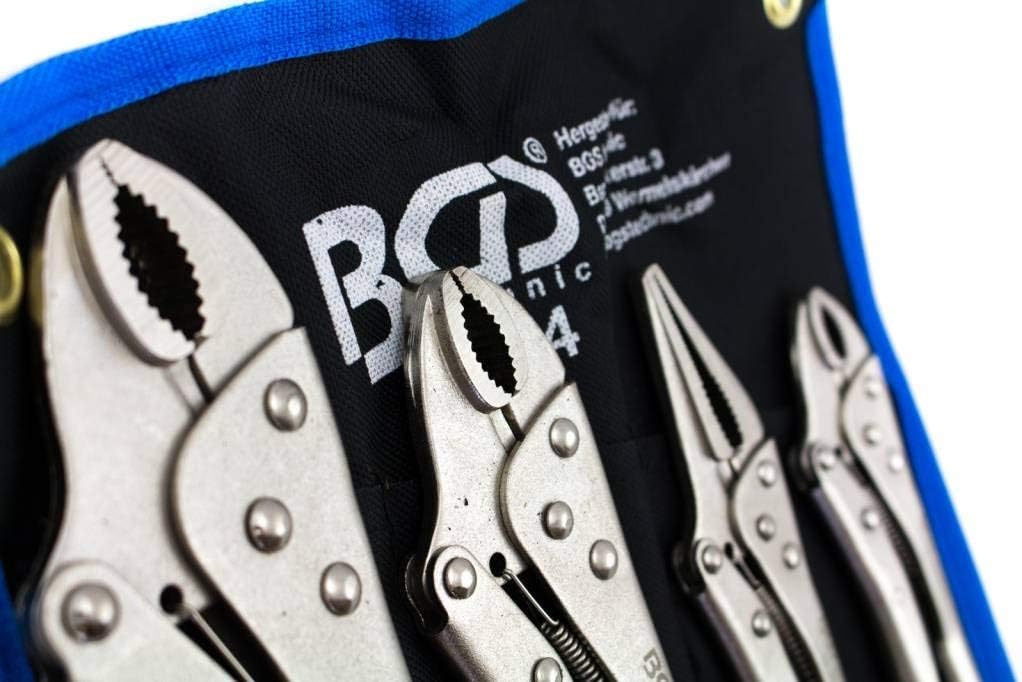 BGS 494 | Gripzangen-Satz | 4-tlg. | Gripzange 140/185 / 220 mm & 447 | Sprengringzangen-Satz | 4-tl