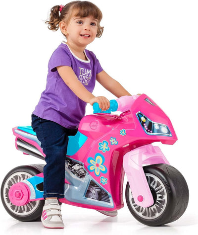 MOLTO Laufmotorrad Cross Rosa + Marienkäferhelm | Motorrad Laufen für alle Arten von Gelände | Siche