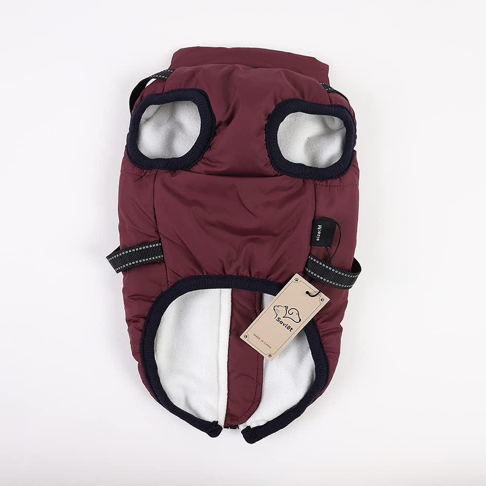 Hundejacke Winterweste Jacken Hundemantel Hundepullover Haustier Skifahren Kostüm Ärmellose Baumwoll