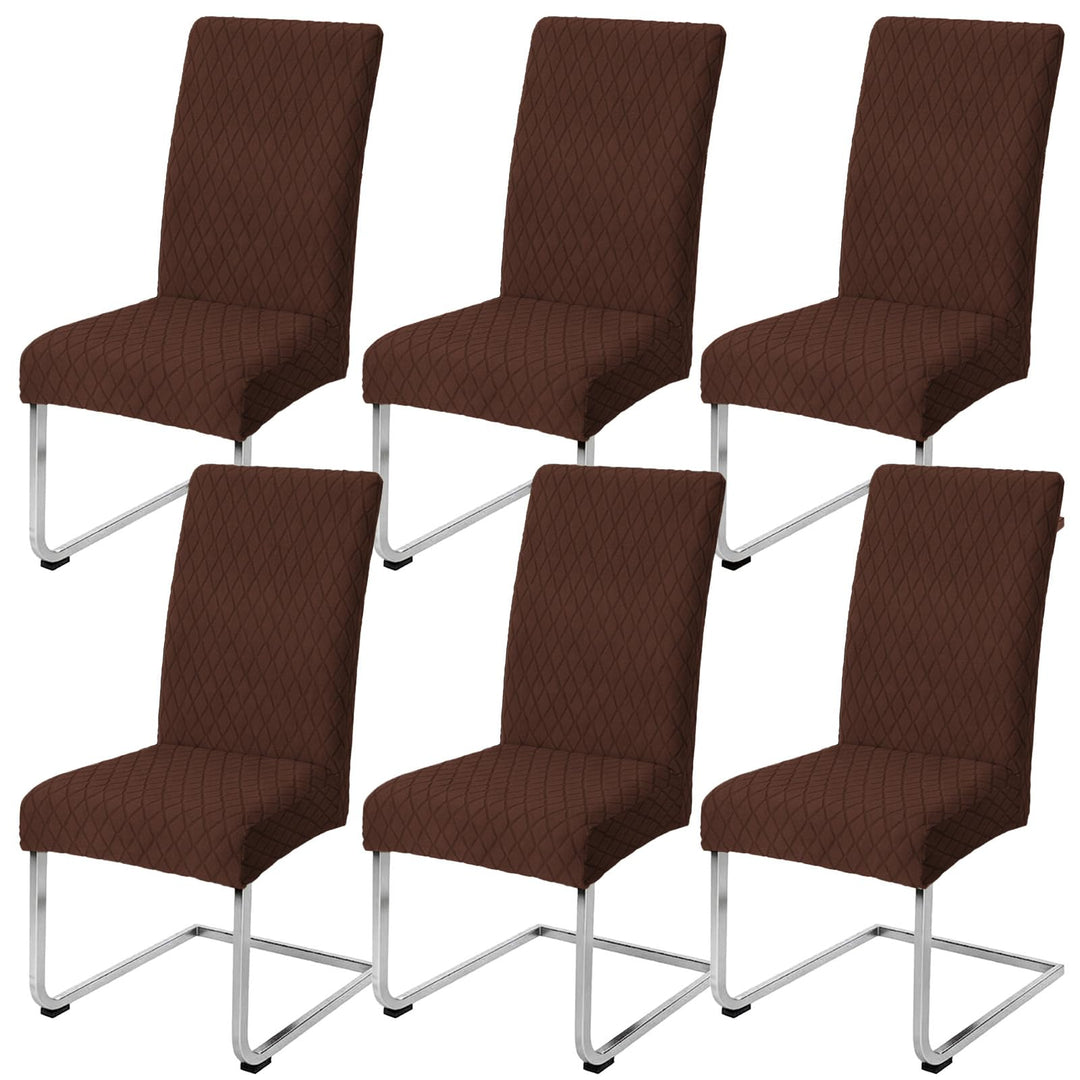 LANSHENG Stuhlhussen 6er Set, Universal Stretch stuhlbezug Stuhlüberzug Esszimmerstühle Bezug, Elast