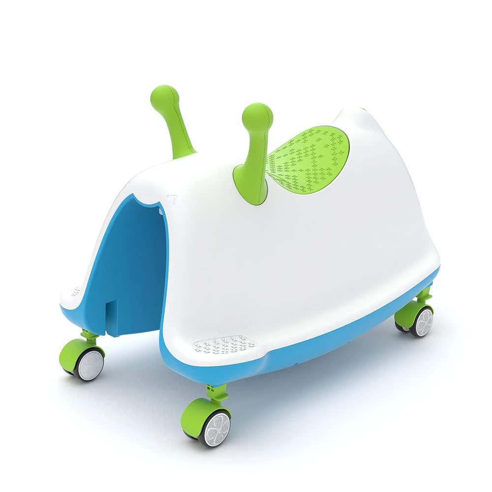 Chillafish Trackie 4-in-1: Wippe, lauflernhilfe, rutschauto & Zug spielen für Kinder 1-5 Jahre, mit