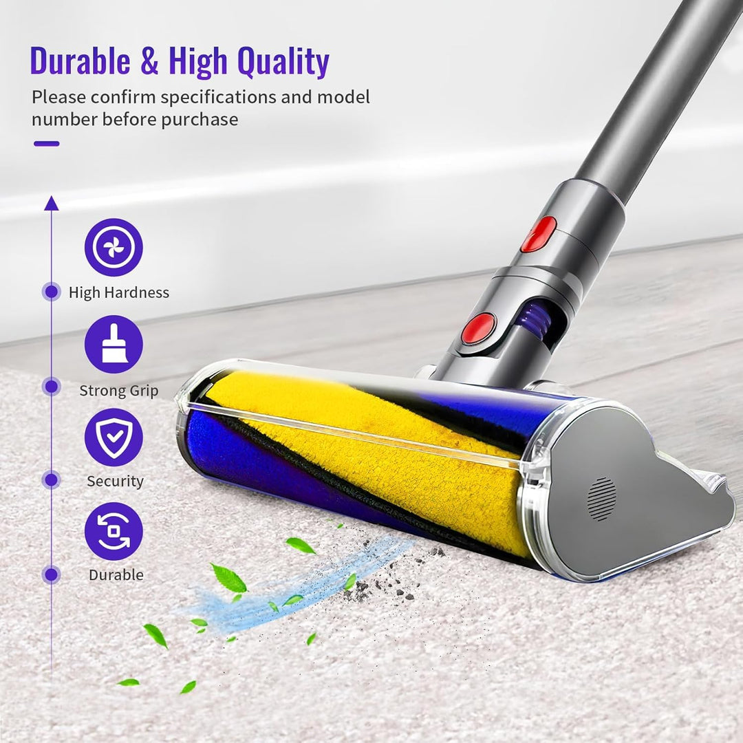 1 Stück Bürste Kompatibel mit Dyson V12/V15/Slim,für Dyson V12/V15 Slim Staubsauger Softwalzen,Ersat