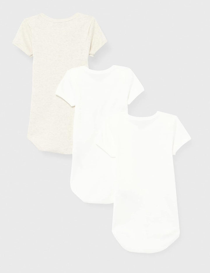 Petit Bateau Unisex Baby A045c Kurzarm-Body mit Streifen (3er Pack) 18 Monate Variante 1, 18 Monate