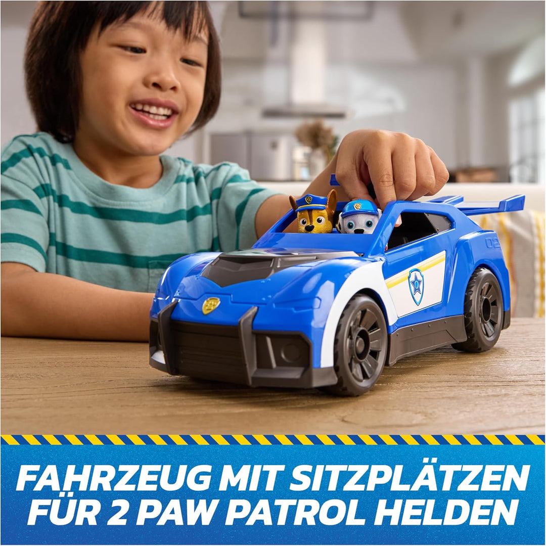 PAW PATROL - Search & Rescue: Launch N Rescue Cruiser, Extragrosses Fahrzeug mit Chase Figur, ca. 28