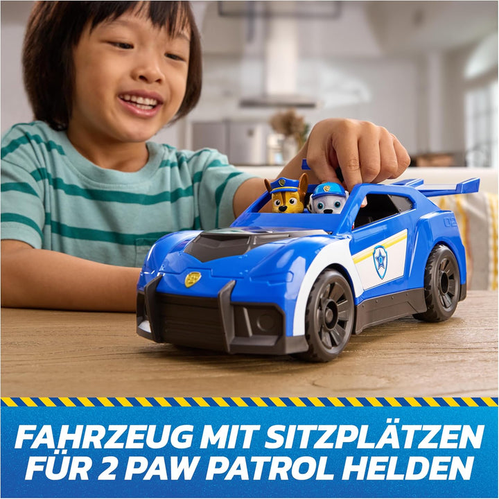 PAW PATROL - Search & Rescue: Launch N Rescue Cruiser, Extragrosses Fahrzeug mit Chase Figur, ca. 28