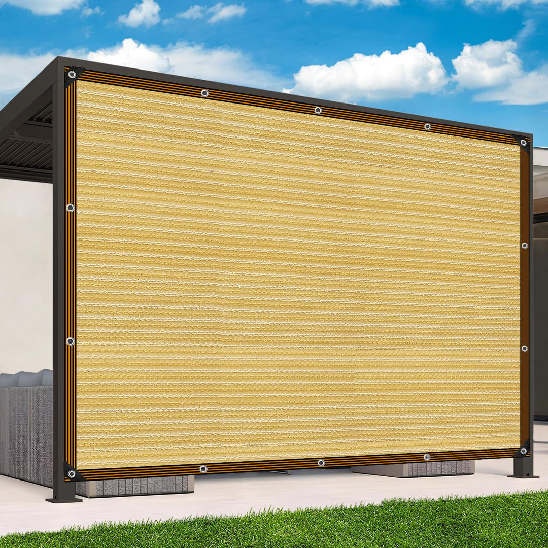 Schattennetz-90% schattiernetz mit ösen, 2x3m Schattierungsnetz geeignet für Pergolen,Garten,Pflanze