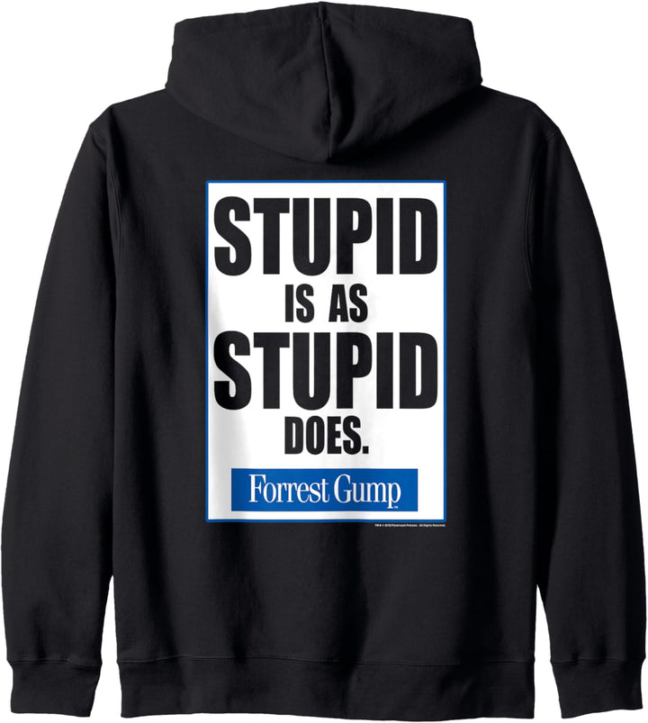 Forrest Gump Stupid Is Kapuzenjacke