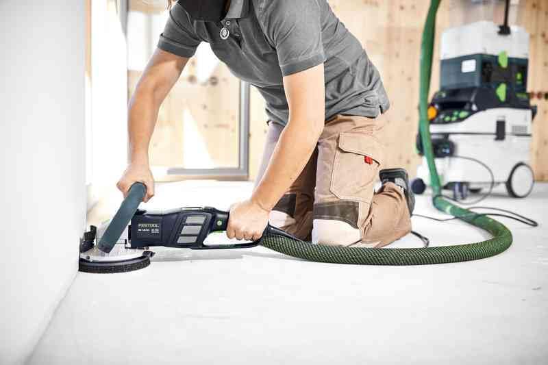 Festool Sanierungsschleifer RG 130 ECI-Plus RENOFIX, 1600 W, Ø 130 mm, Betonschleifer für Estrich, i