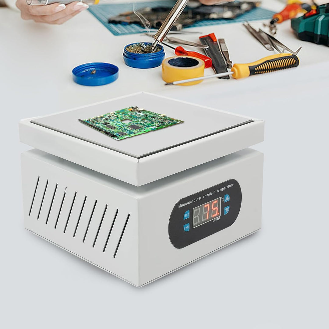 Elektrische Löt-Heizplatte, 500W LED-Mikrocomputer Elektrische Heizplatte Digitale LCD Elektronische