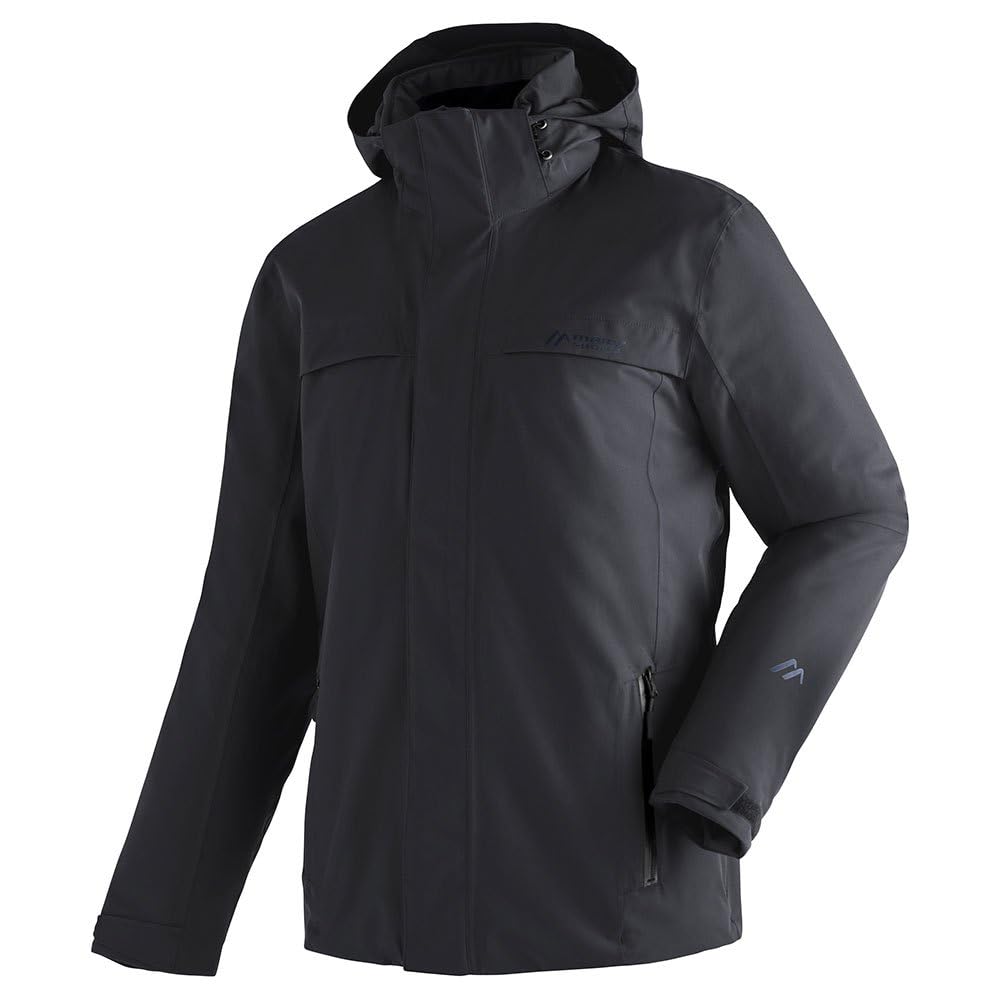 Maier Sports Herren Peyor Jacke, BLACK / GRAPHITE