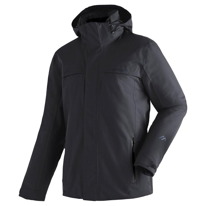 Maier Sports Herren Peyor Jacke, BLACK / GRAPHITE