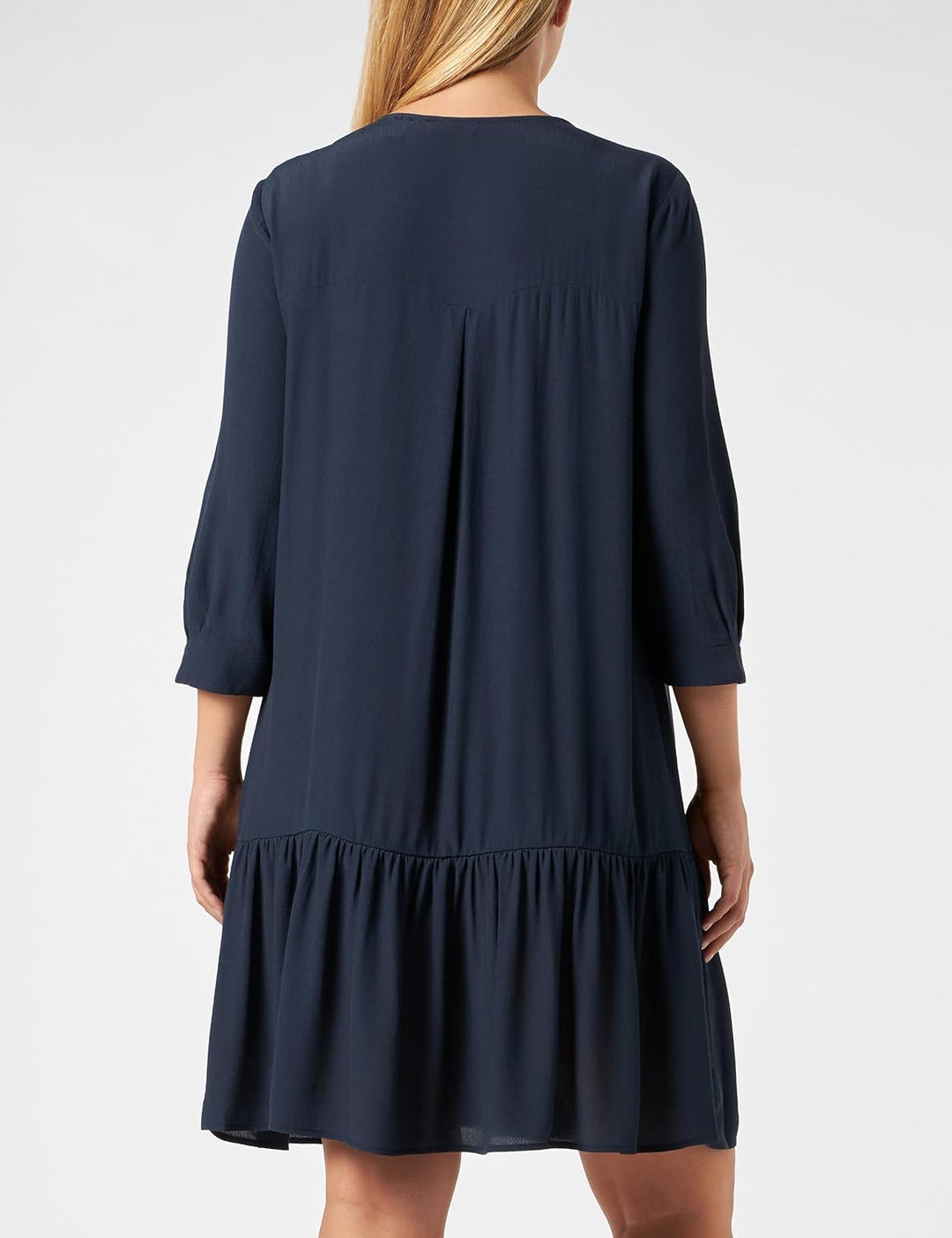 ESPRIT Damen Kleid 36 400/Navy, 36 400/Navy