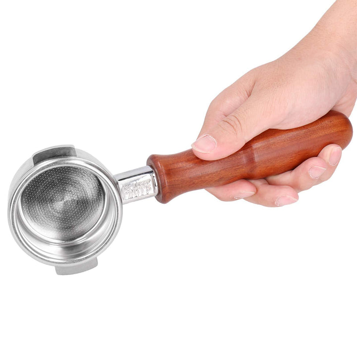 304 Edelstahl Bodenloser Siebträger Kaffeefilterhalter für La Marzocco 58mm