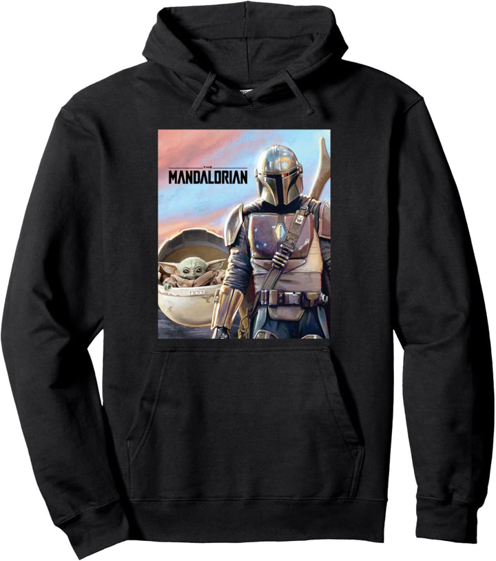 Star Wars The Mandalorian The Child Painting Pullover Hoodie