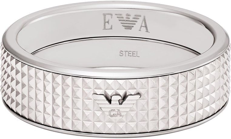 EMPORIO ARMANI Herren-Edelstahlband-Ring, EGS298804011