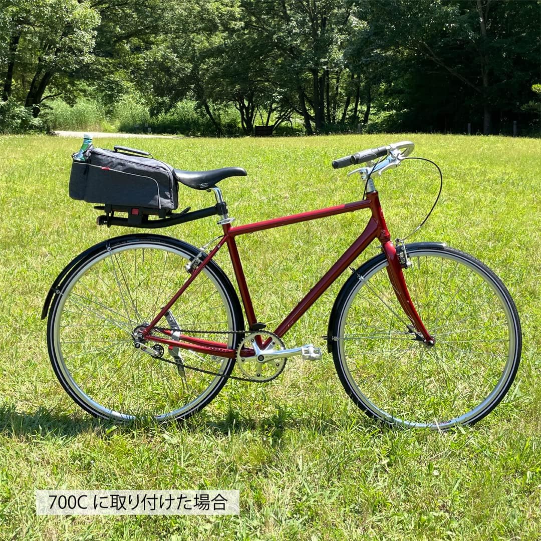 KLICKfix Unisex – Erwachsene Gepäckträgertasche-0268UKGR Gepäckträgertaschen, Grau, One Size Einheit