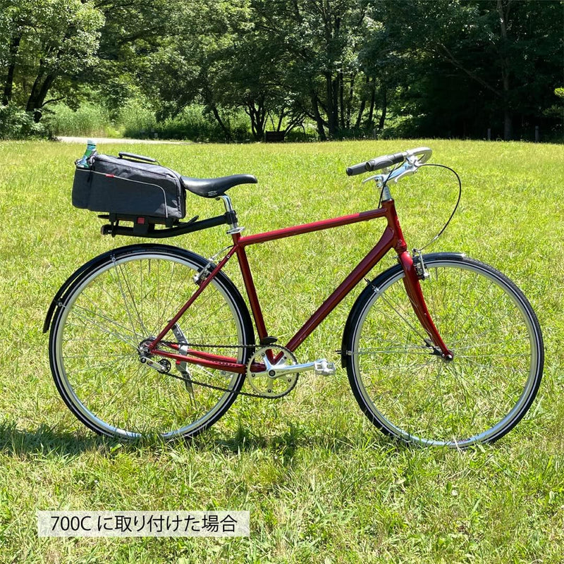 KLICKfix Unisex – Erwachsene Gepäckträgertasche-0268UKGR Gepäckträgertaschen, Grau, One Size Einheit
