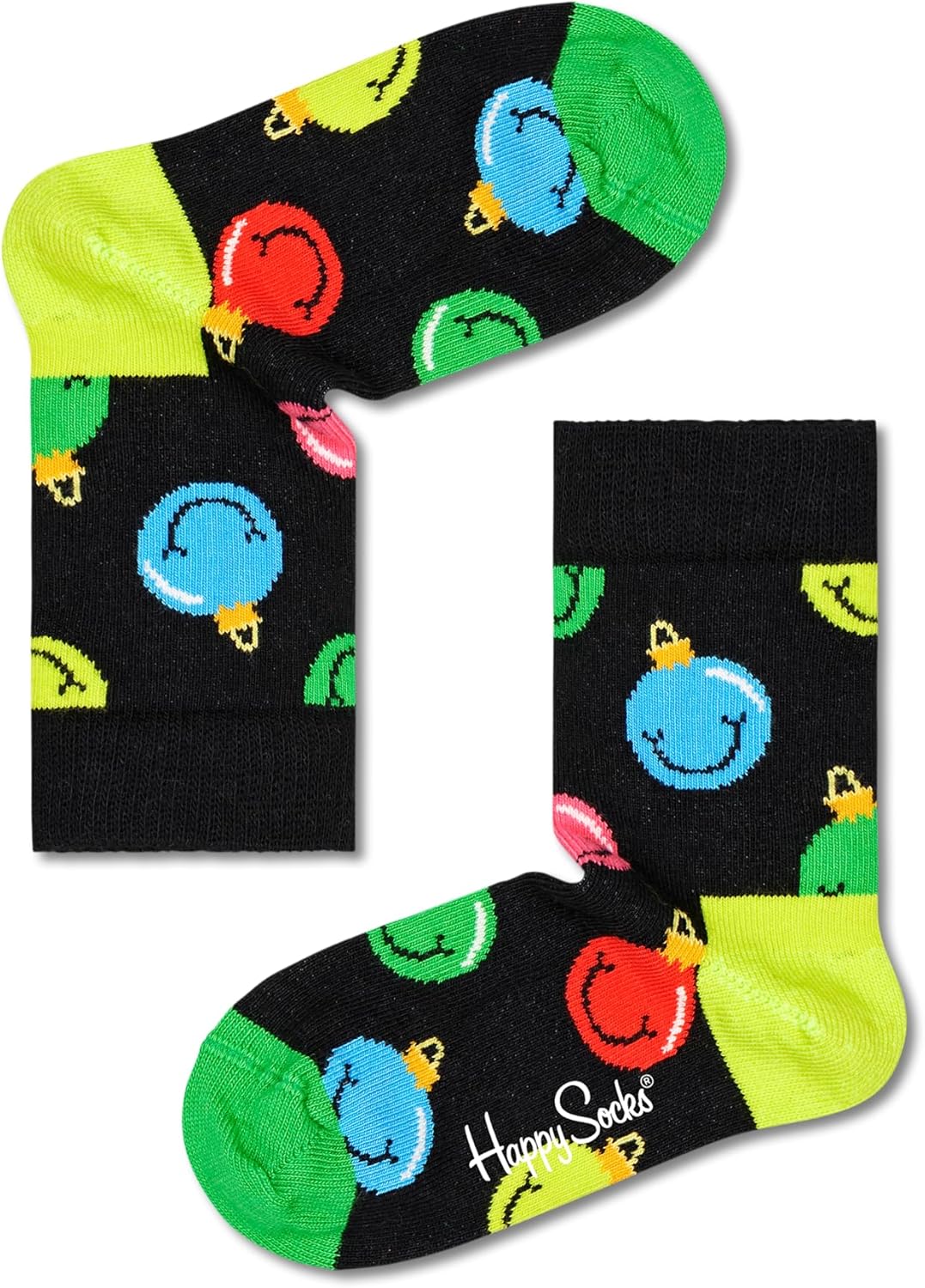Happy Socks Weihnachtssocken – Feiertags-Baumwollsocken in lustigen Geschenkboxen – Schneemann- und