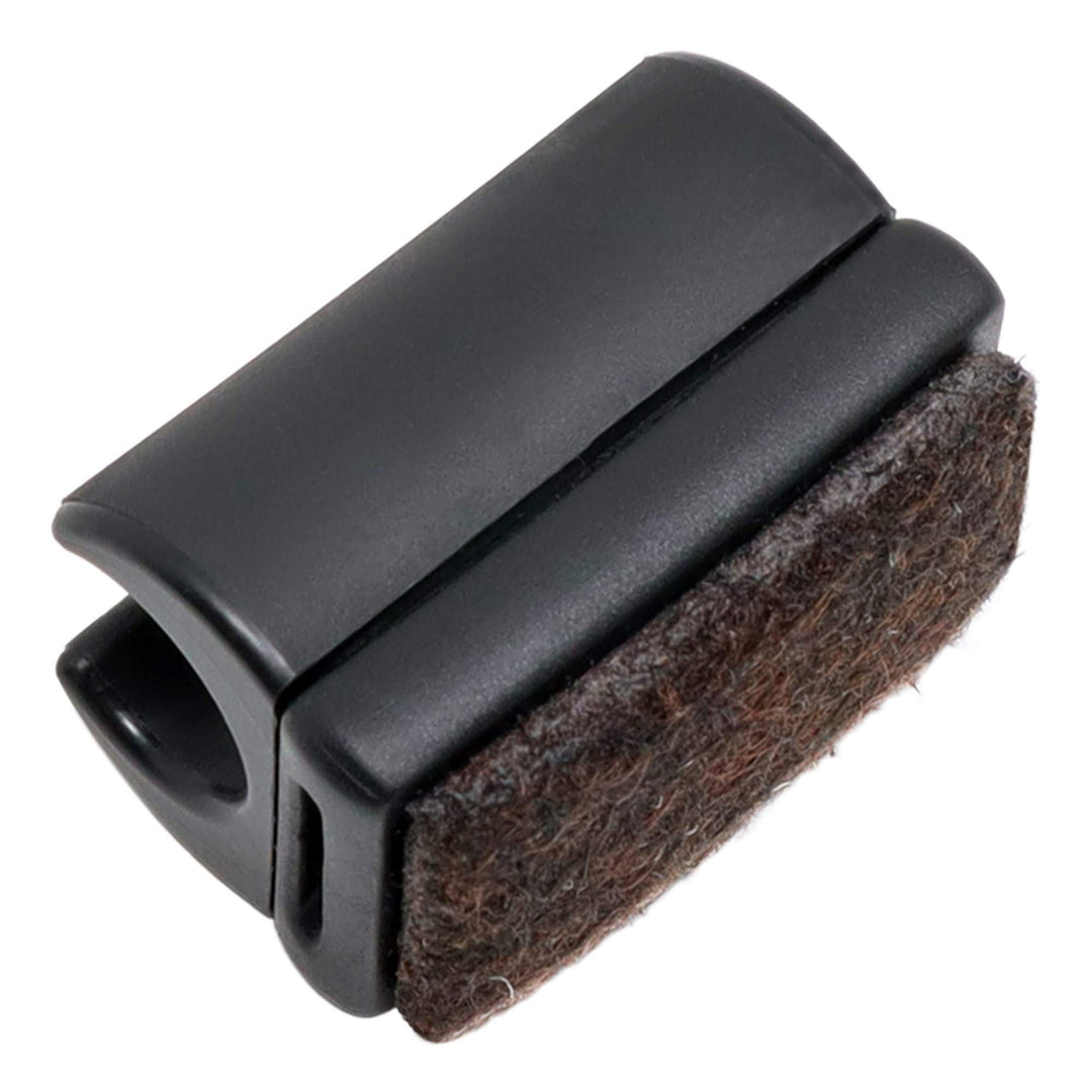 Adsamm® / 32 x Klemmschalengleiter mit Filz/Schwarz/ø 10-11 mm/Rund/Schalengleiter mit austauschbare