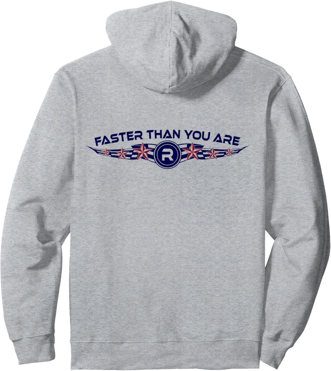 Rebell Motorsports Star-Trek Schneller doppelseitig Pullover Hoodie