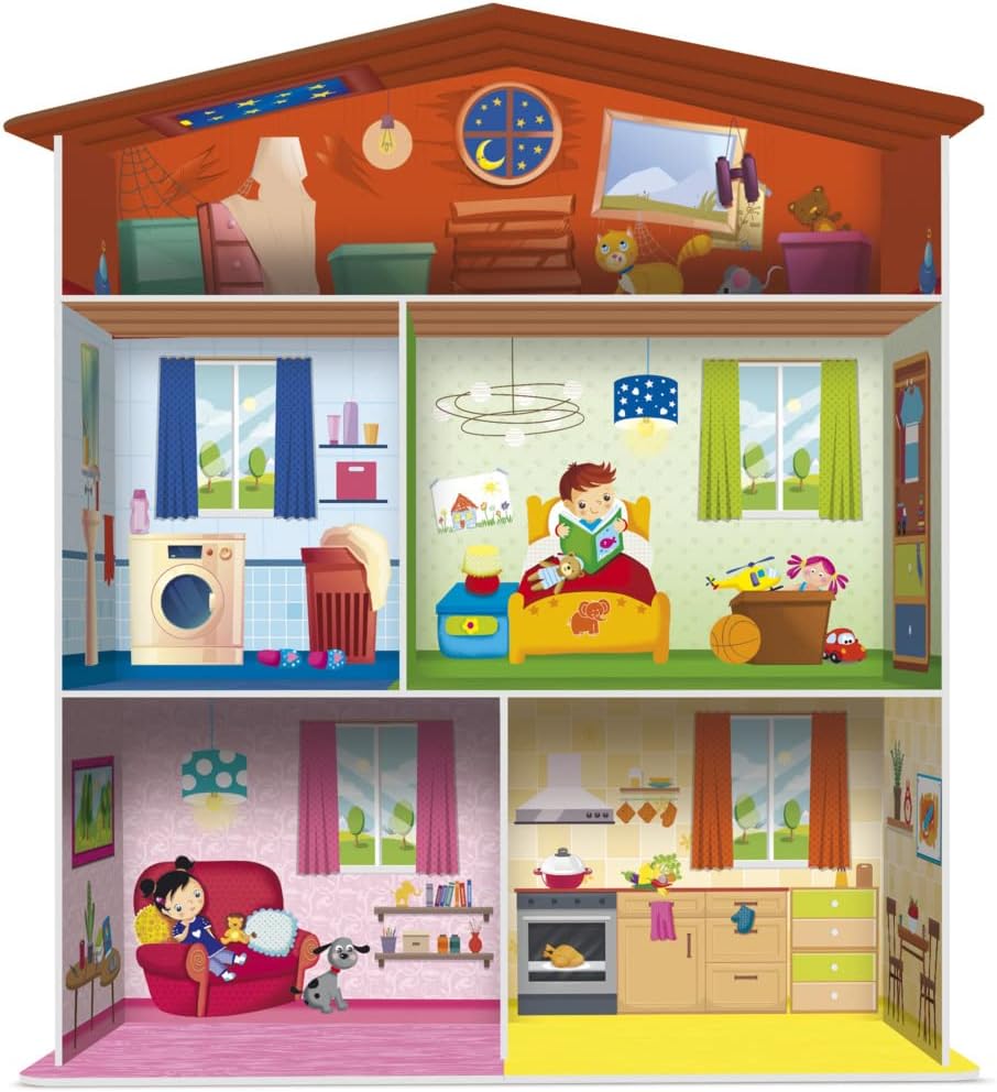 Lisciani - MONTESSORI Puzzle - Bildungsspiel für Kinder ab 3 Jahren - Fördert die kognitive, motoris