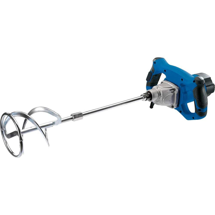 Draper 56406 110 V Power Mixer (1400 W), Blau, Silber