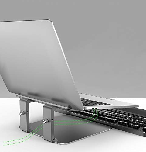 DolDer Laptop Ständer Aluminium höhenverstellbarer Laptop-Riser, Notebook Ständer für MacBook Pro/Ai