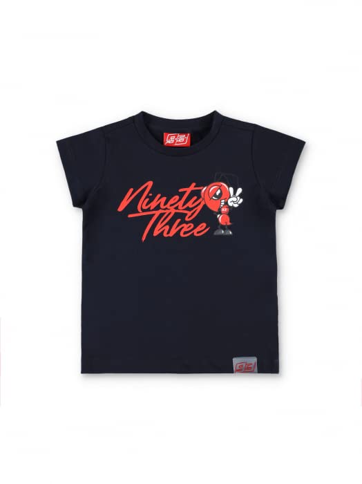 MM93 T-Shirt für Kinder, Marc Marquez Ninetythree offizielles MotoGP 6 Jahre Blau, 6 Jahre Blau