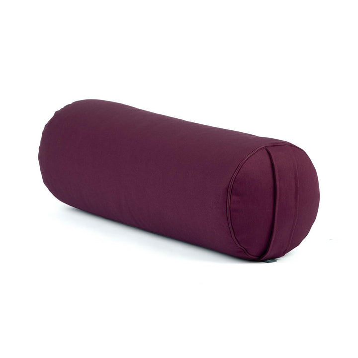 Bodhi Yoga Bolster | ECO Serie | Yogarolle mit Kapok-Füllung | Waschbarer Bezug aus 100% Bio-Baumwol