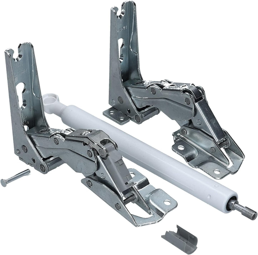 LUTH Premium Profi Parts Türdämpfer + Türscharnier oben + unten kompatibel mit Liebherr 9590166 für